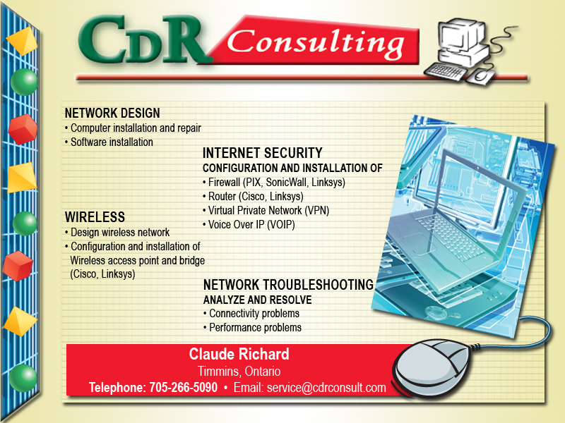 Computer and Network Consultant Timmins Ontario